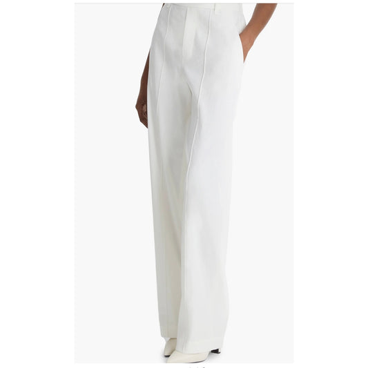 Vince Joan High Rise Linen Blend Pull On Pants SZ L
