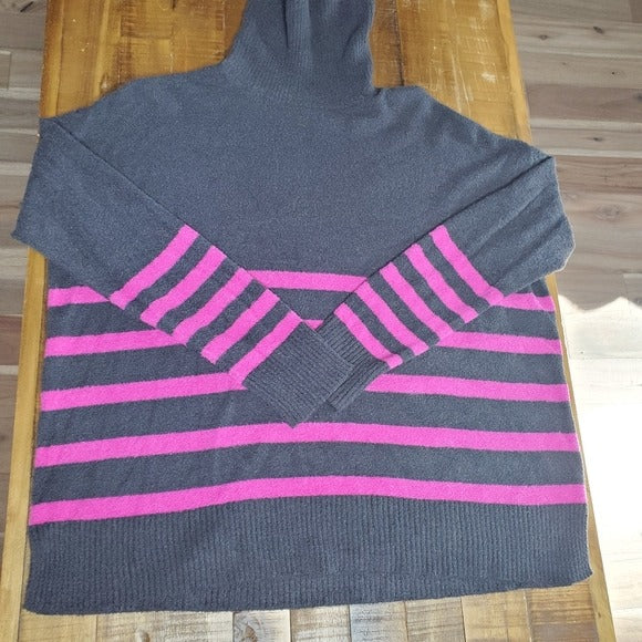Vince Camuto Striped Turtleneck Sweater SZ Small