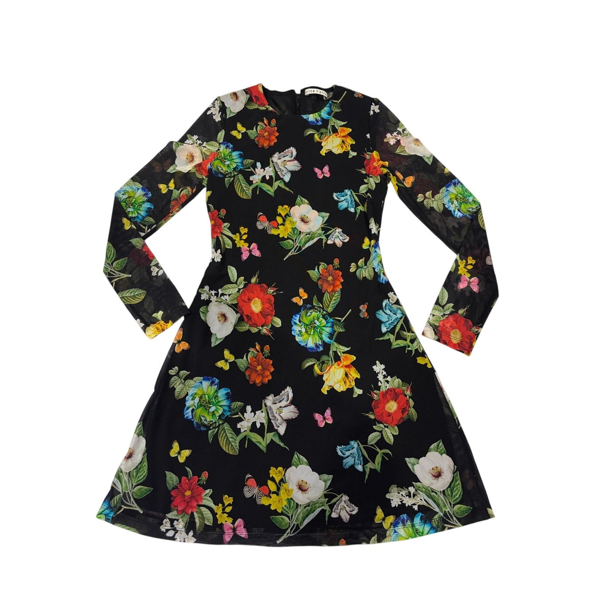 Alice + Olivia Delora Flare Mini Dress SZ 2