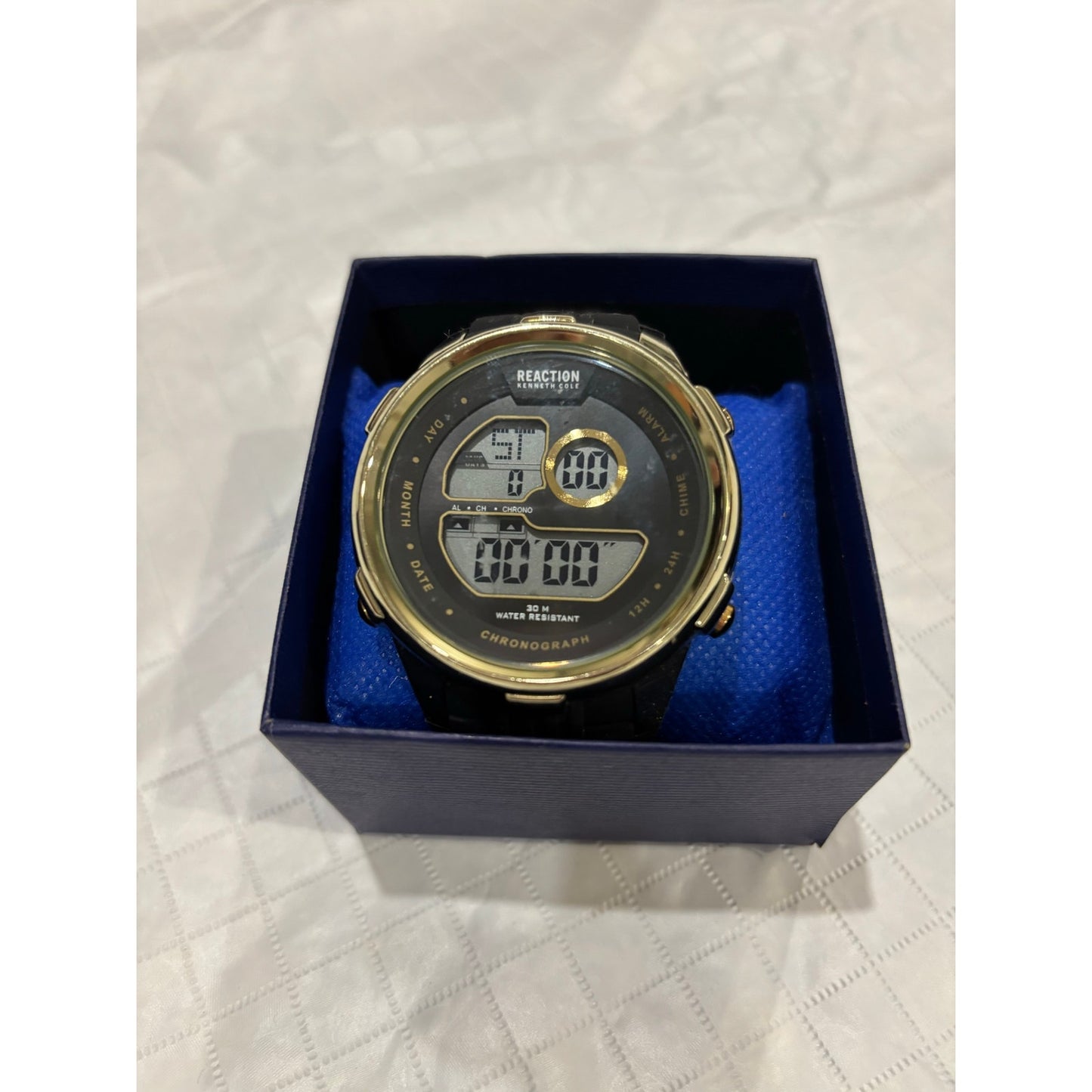 Kenneth Cole Reaction Digital Chronograph Watch 50mm