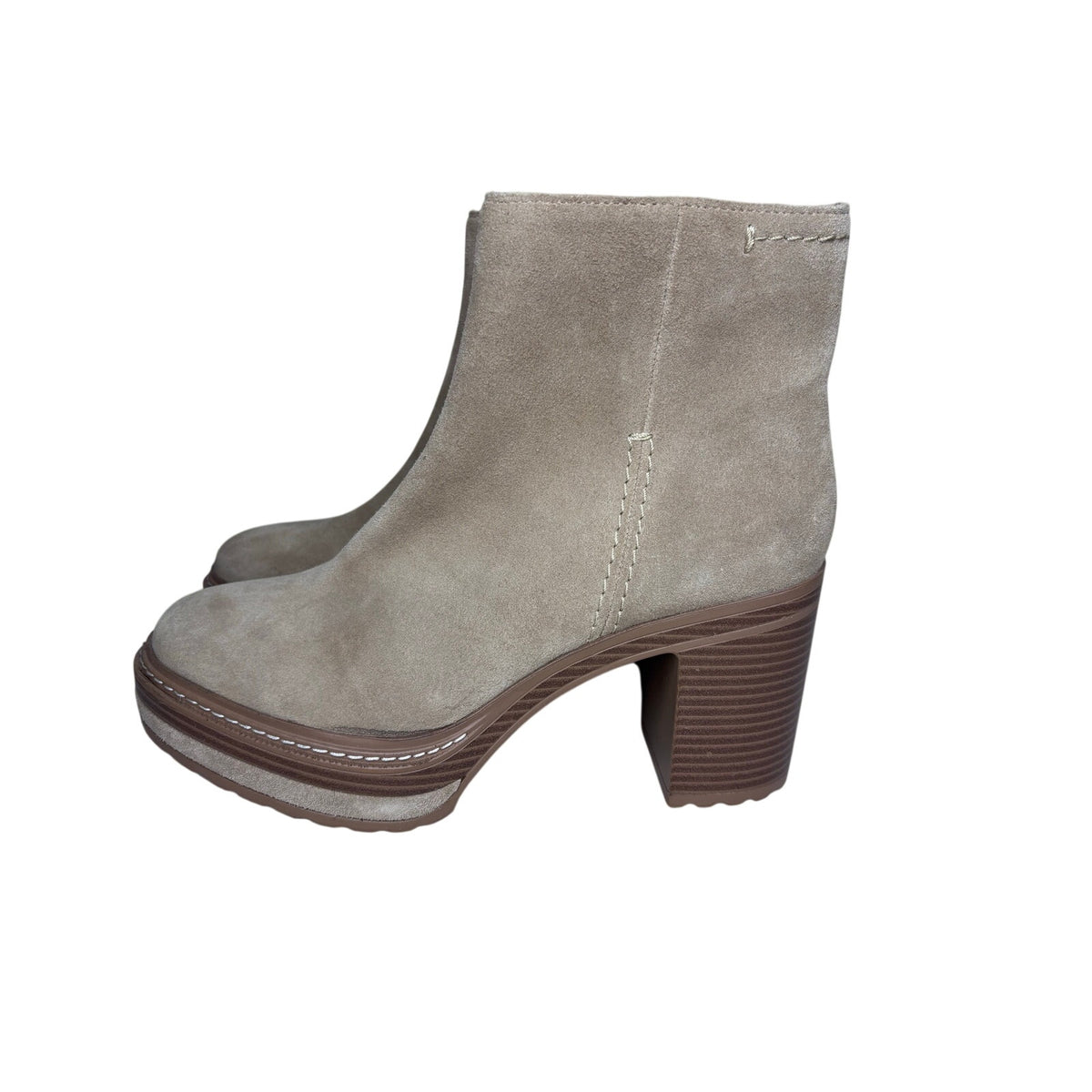 Steve Madden Sloanne Suede Platform Bootie SZ 8.5