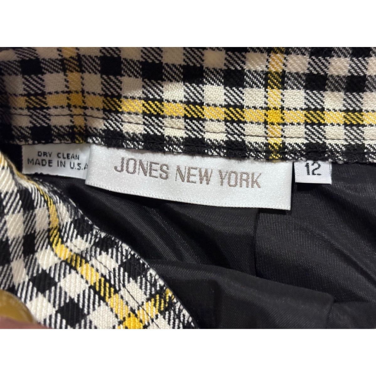 Vintage Jones New York Clueless Inspired Plaid Skirt Set SZ 8/12