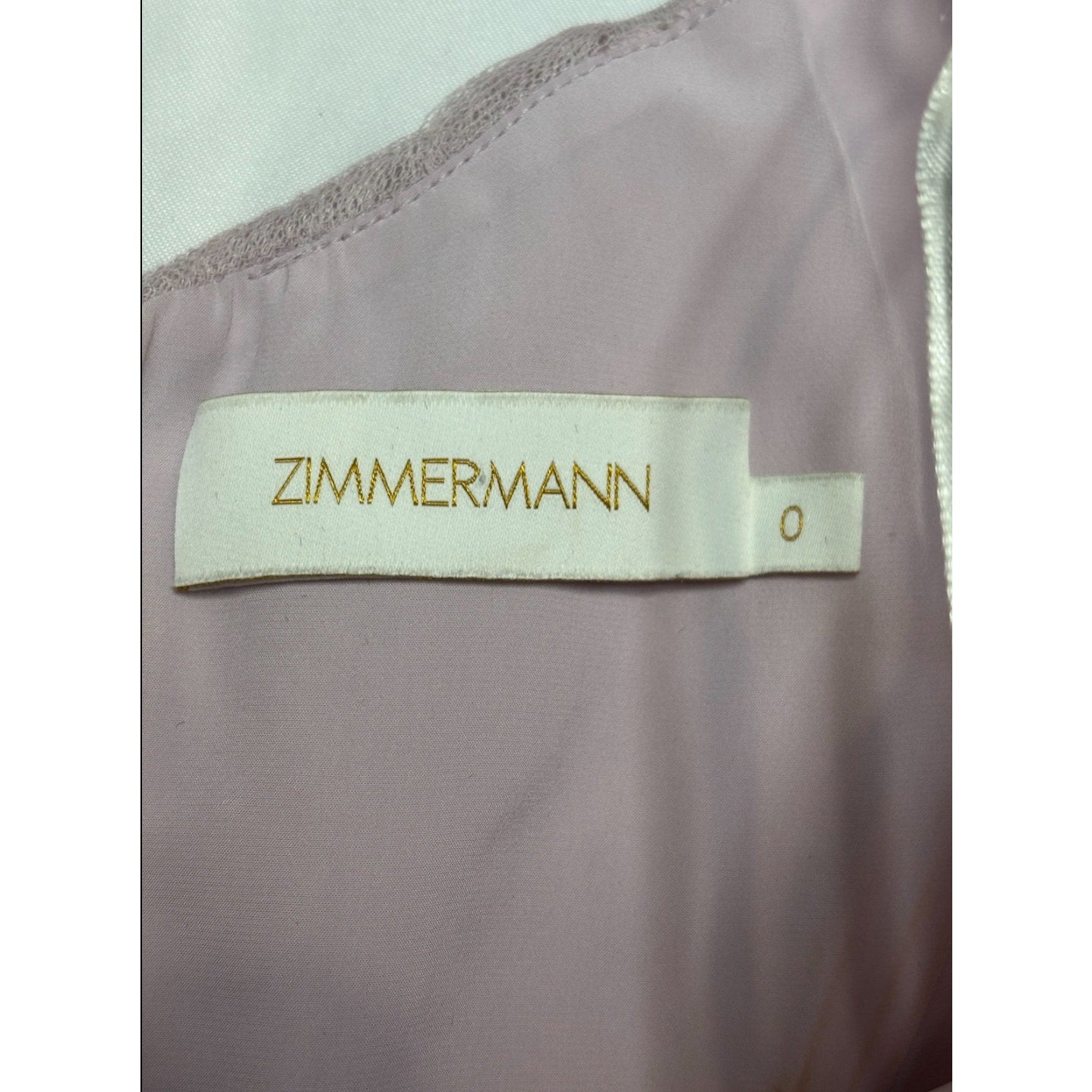 Zimmermann Lilac Pearl Embellished Tulle Dress Size 0 (US 2)