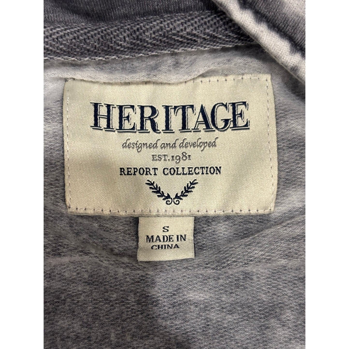 Heritage Report Collection Quarter Zip Sweatshirt Lot SZ S
