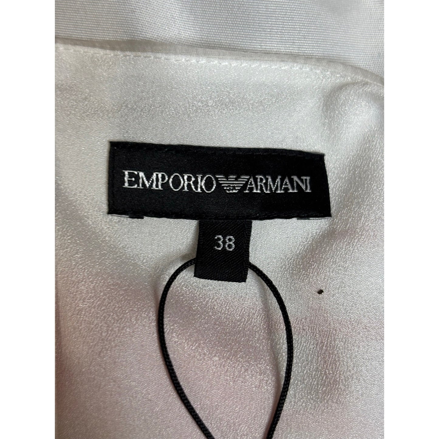 Emporio Armani Resort 2019 Fant Quadro Silk Maxi Dress Runway Print Size 38