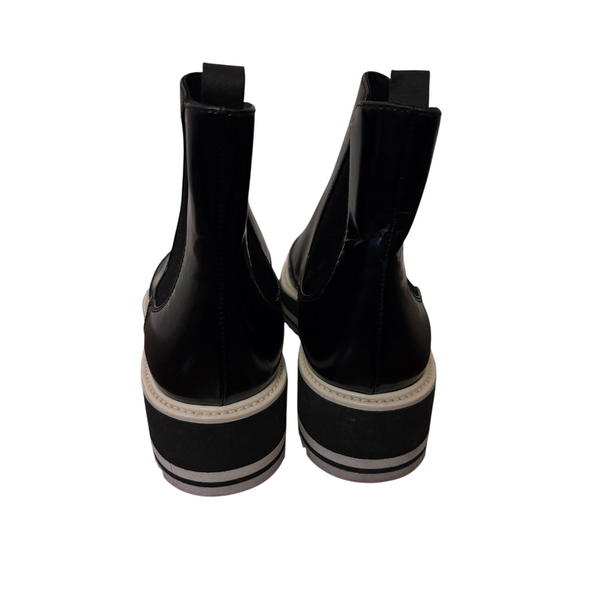 Prada Micro Sole Brogue Chelsea Boots SZ 38.5