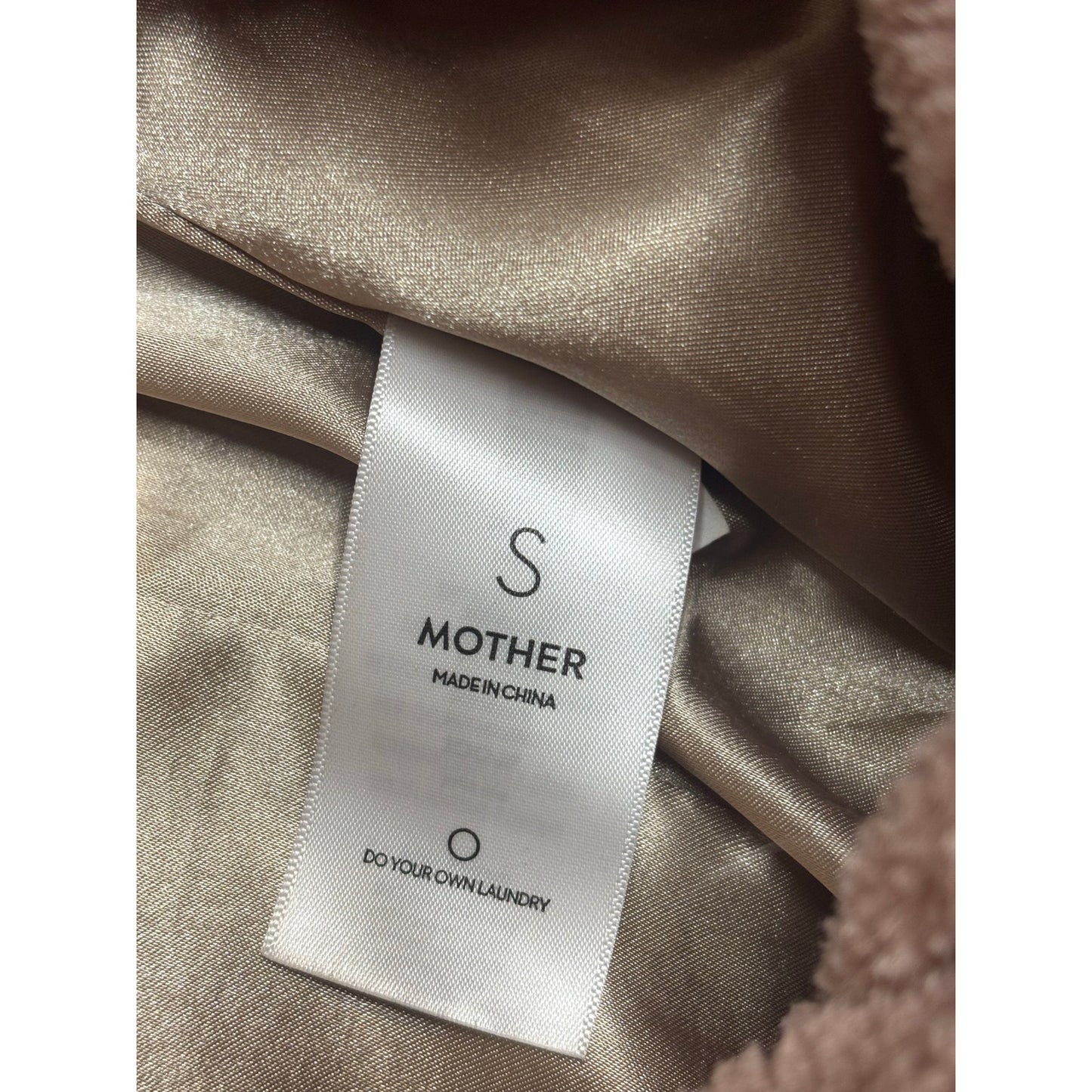 MOTHER Sherpa Fleece Full Zip Jacket SZ Small