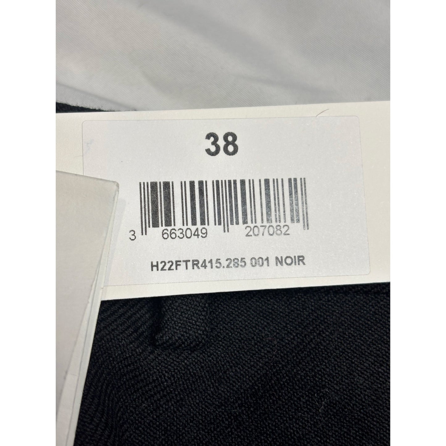 AMI Paris Alexandre Mattiussi Virgin Wool Trousers Black EU38 US6
