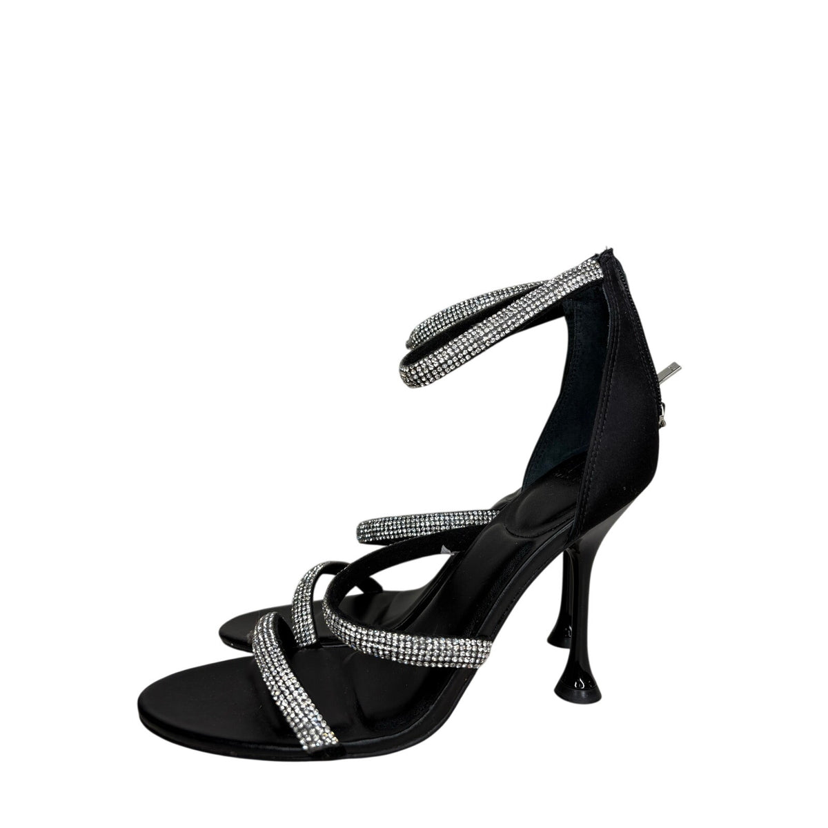 Marc Fisher LTD Carita Rhinestone Strappy Heels SZ 8M