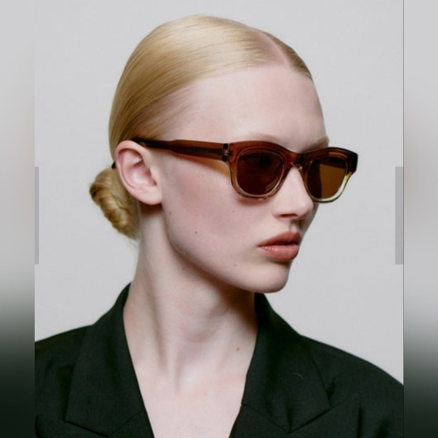 A.Kjaerbede Lane Sunglasses In Smoke/Champagne