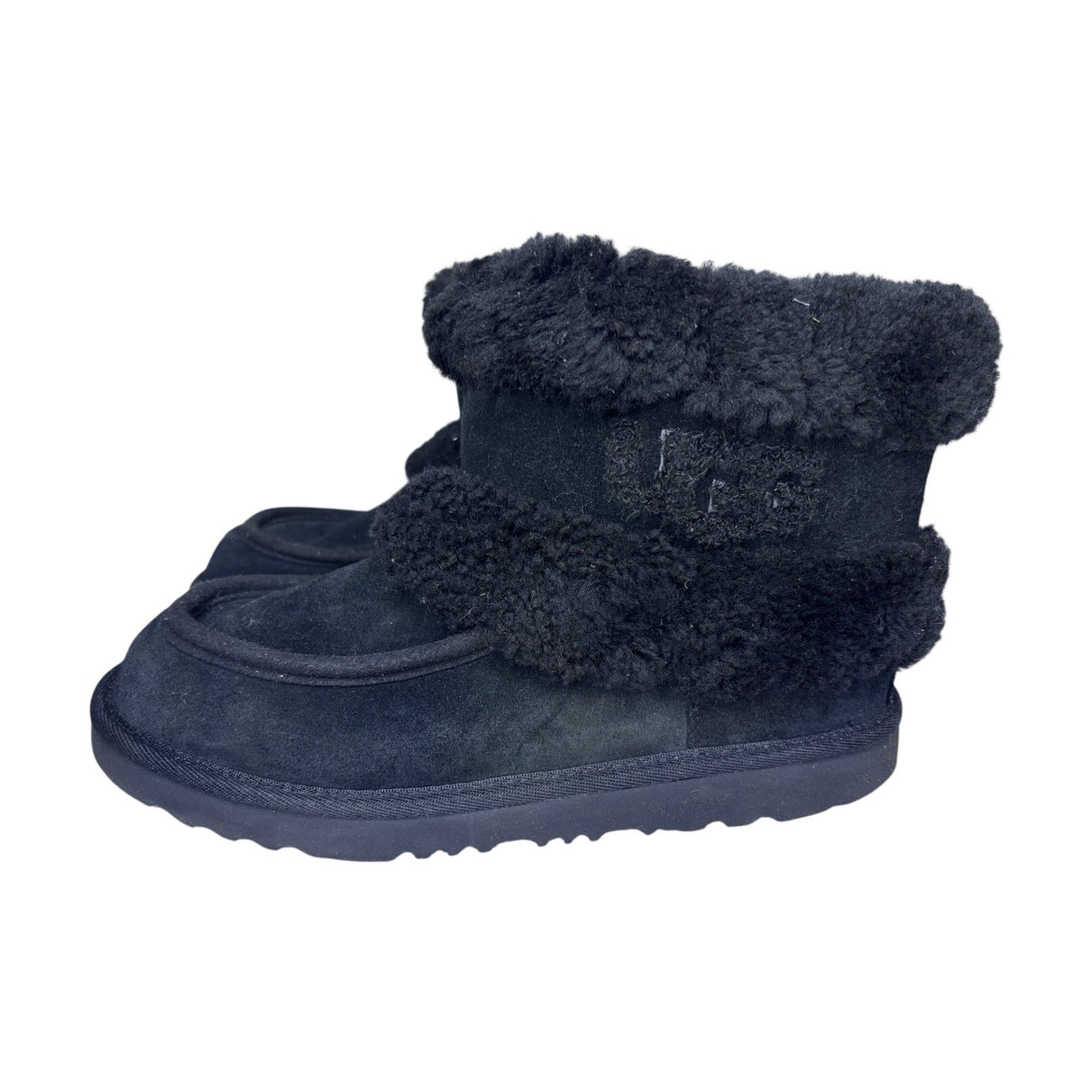 UGG Ultra Mini Fluff Suede Boots SZ 5
