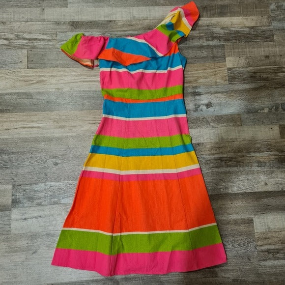 Julie Brown Colorblock Dress SZ 2