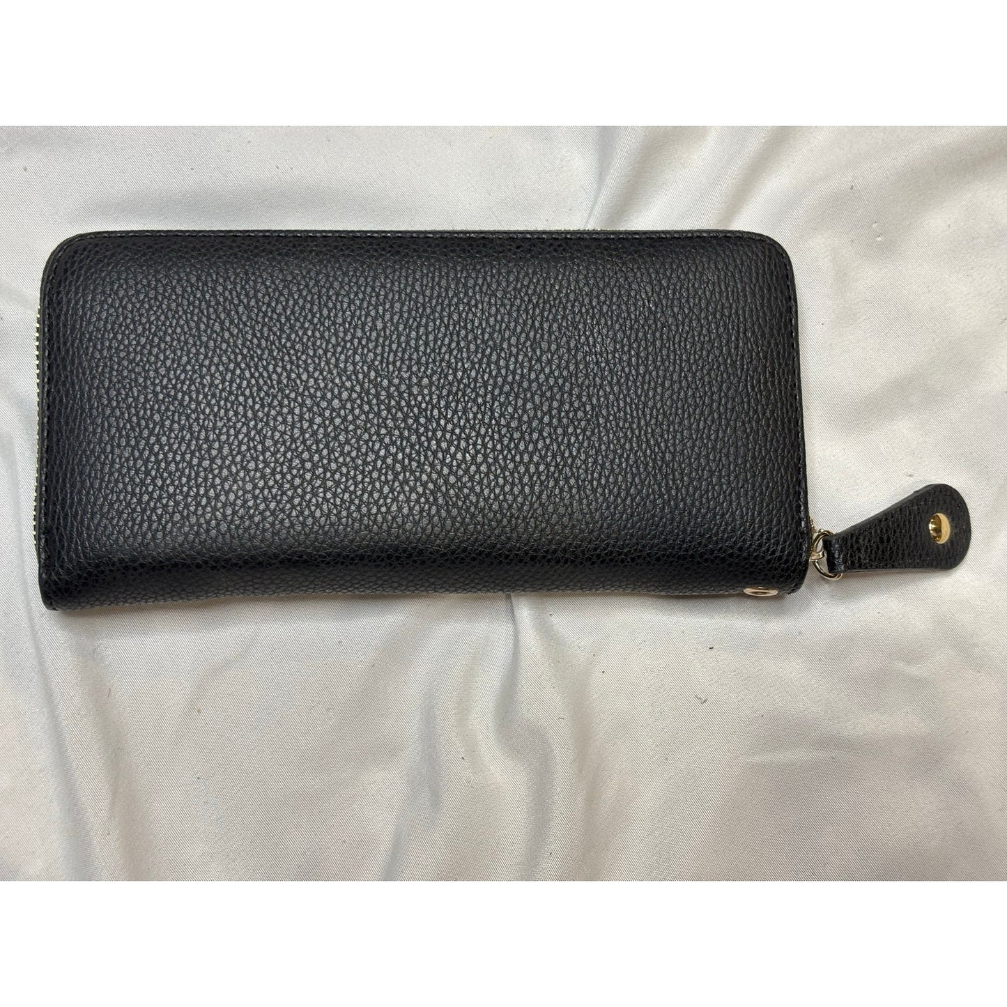 Marc New York Studded Zip Around Wallet Black Gold Continental Wristlet