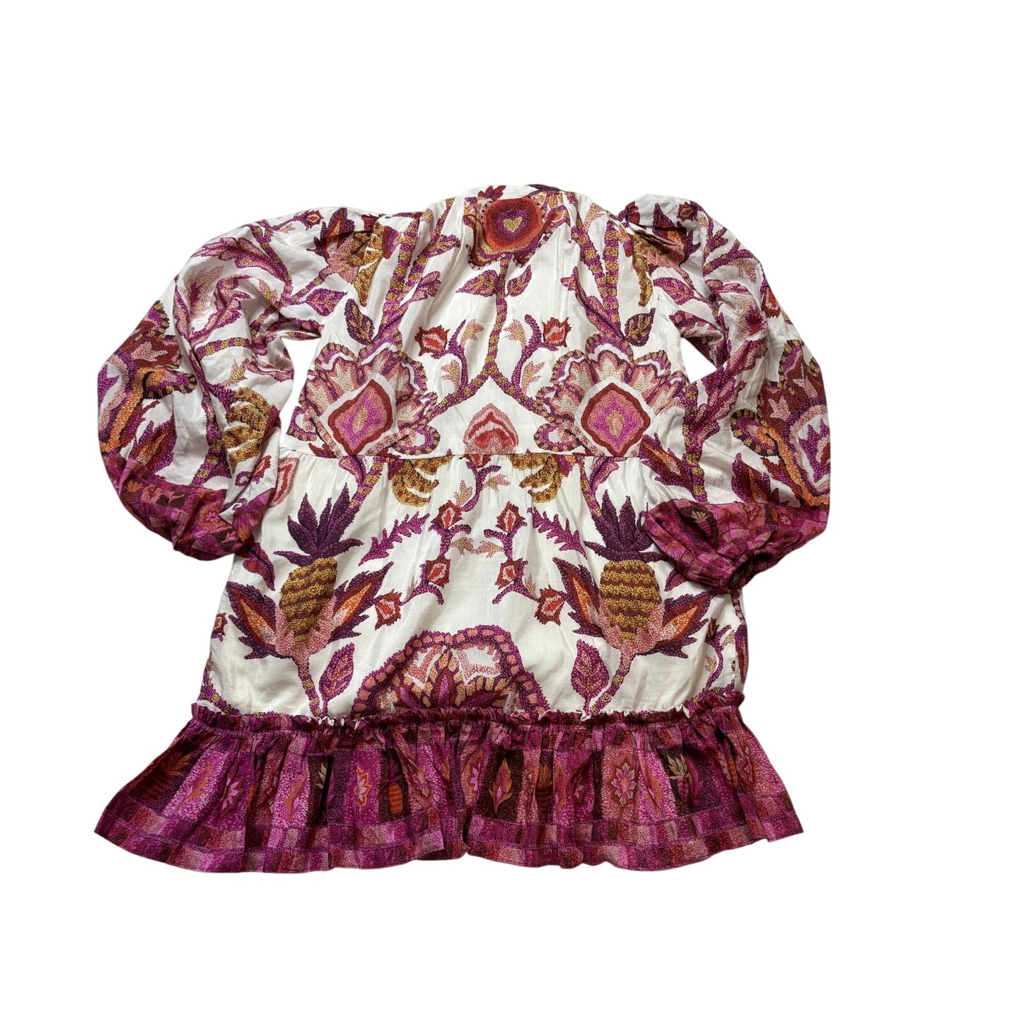 Farm Rio Sunset Tapestry Shirtdress SZ XS