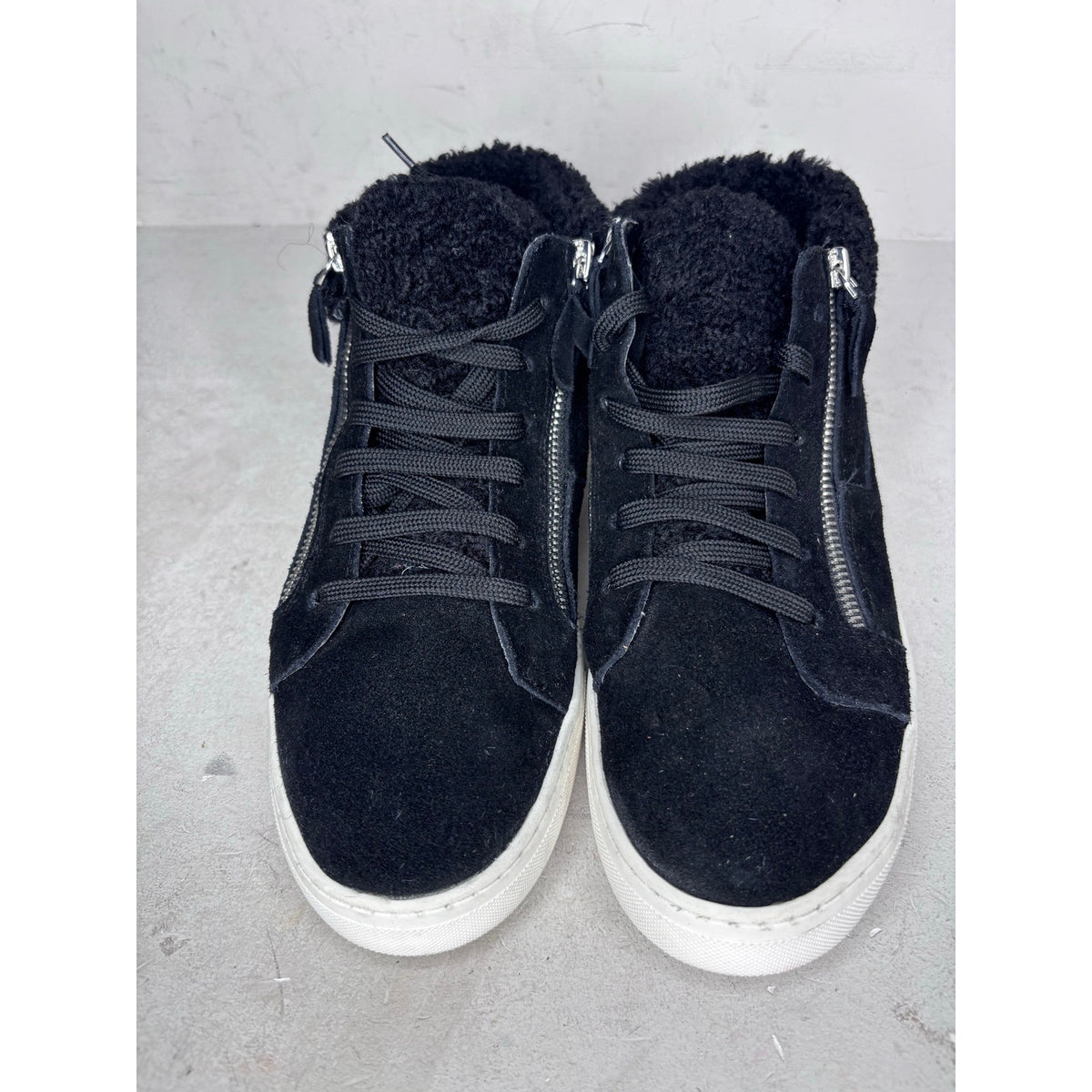 Steve Madden Kameo Faux Fur Lined Sneakers SZ 9.5