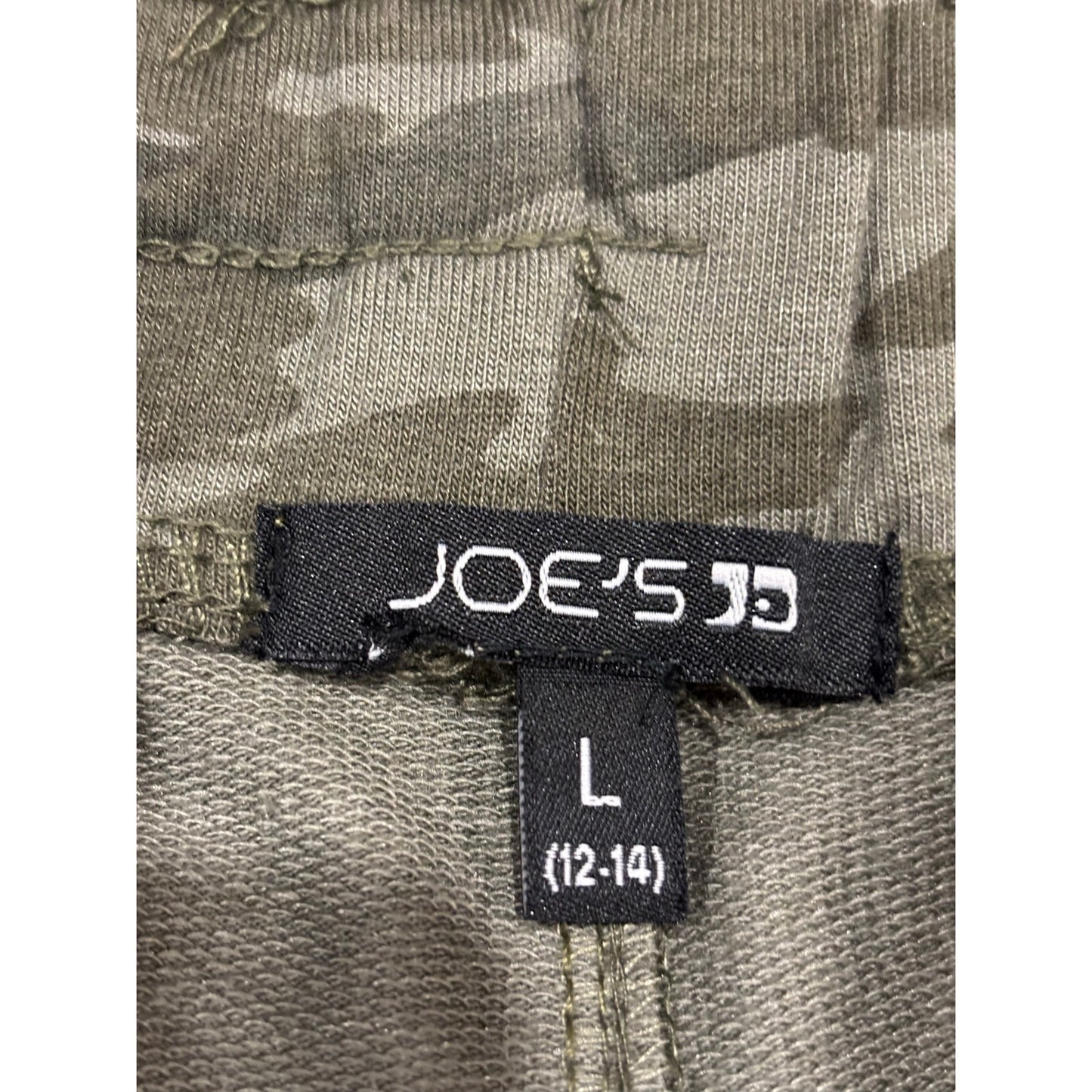Joe’s Jeans Camo Activewear Lounge Dolphin Shorts SZ L 12-14