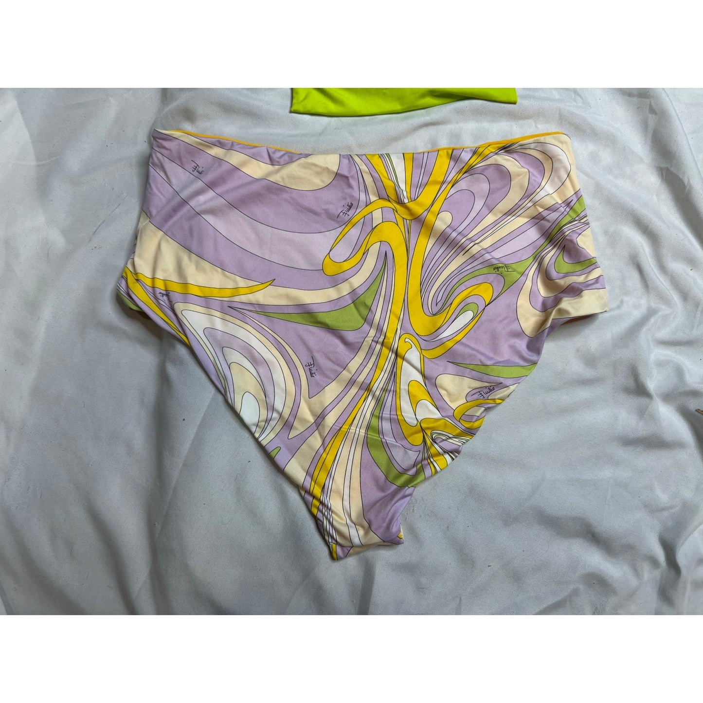 Emilio Pucci Onde High Waist Bikini Bottoms SZ 46