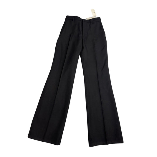 AMI Paris Alexandre Mattiussi Virgin Wool Trousers Black EU38 US6