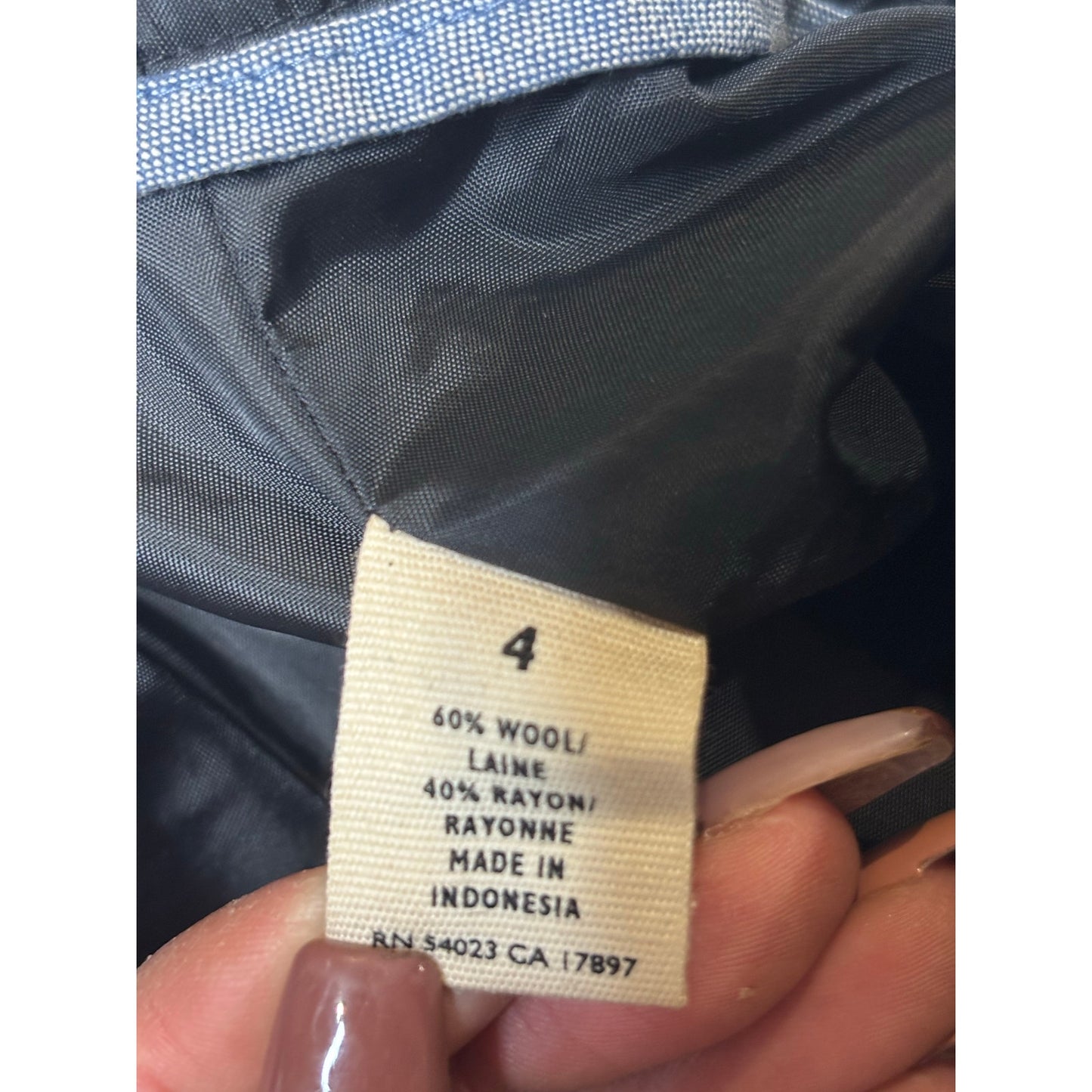 Old Navy Y2K Premium Pinstripe Tweed Vest + Trousers Set   SZ SM/4