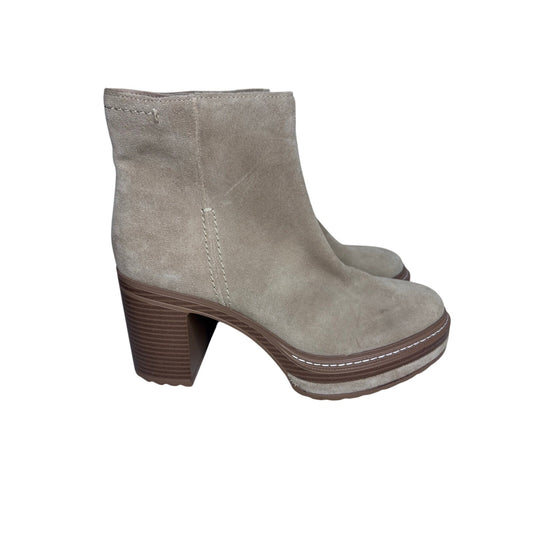 Steve Madden Sloanne Suede Platform Bootie SZ 8.5