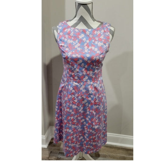 Brooks Brothers Floral A-Line Dress SZ 2