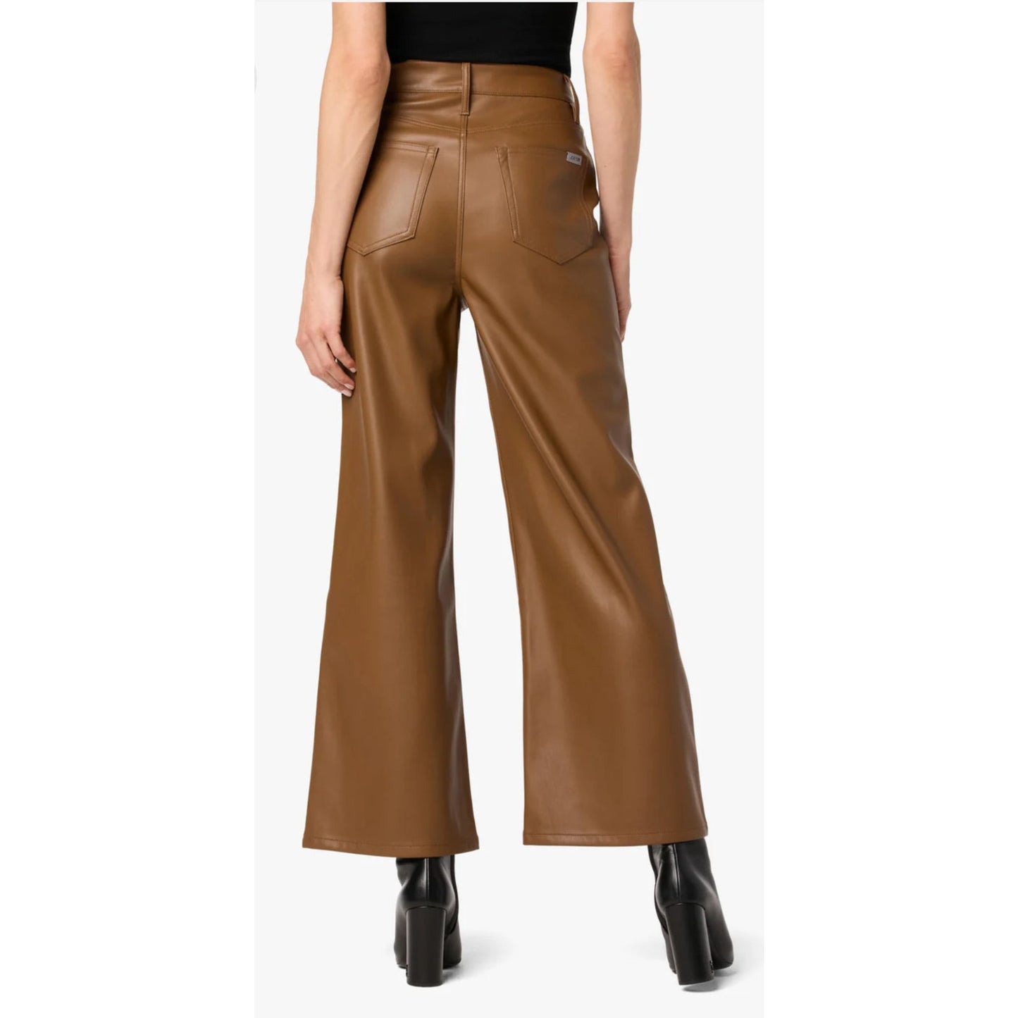 Joe’s Jeans Wide Leg Faux Leather Pants SZ 33