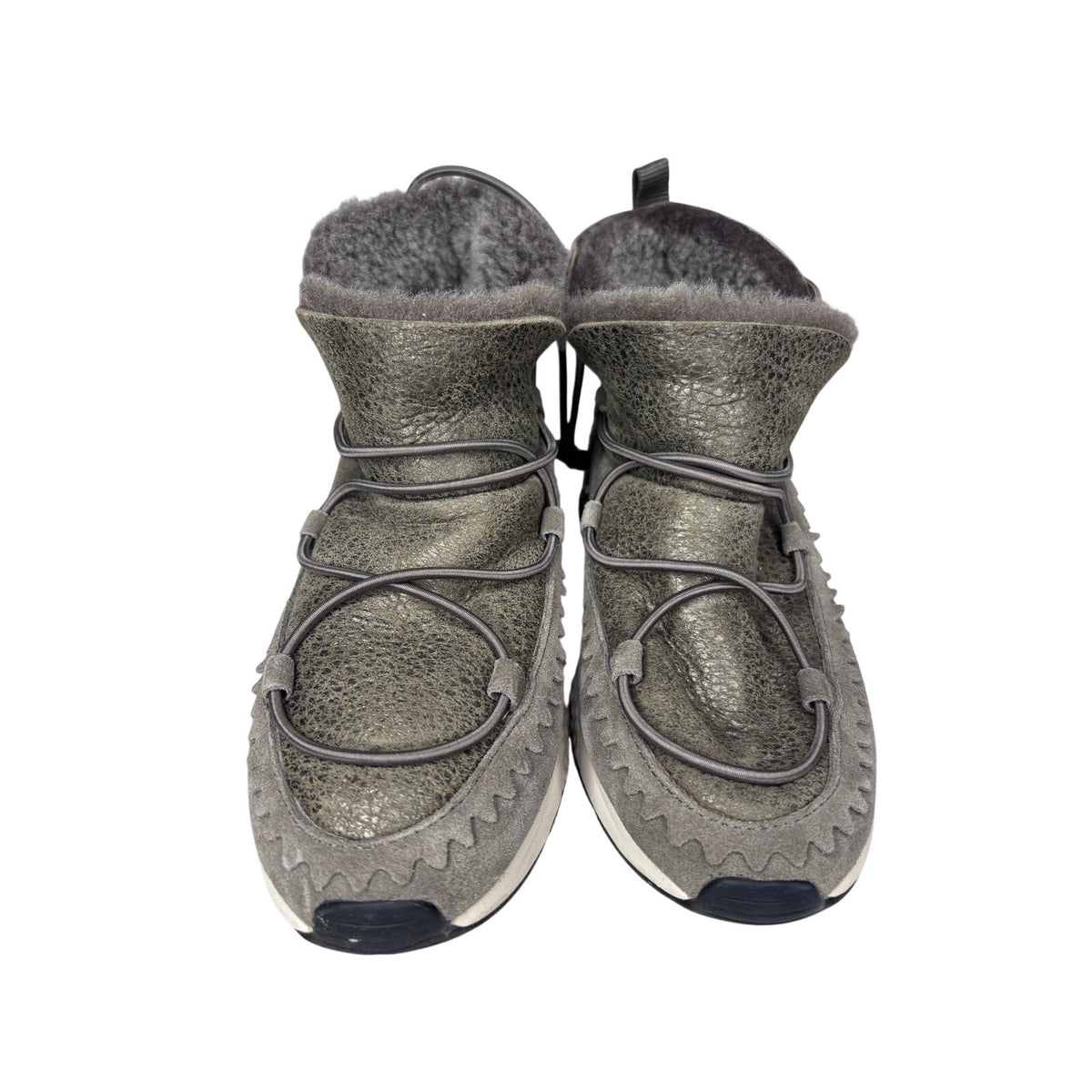 ASH Mitsouko Fur Lined Sneaker Boots SZ 36