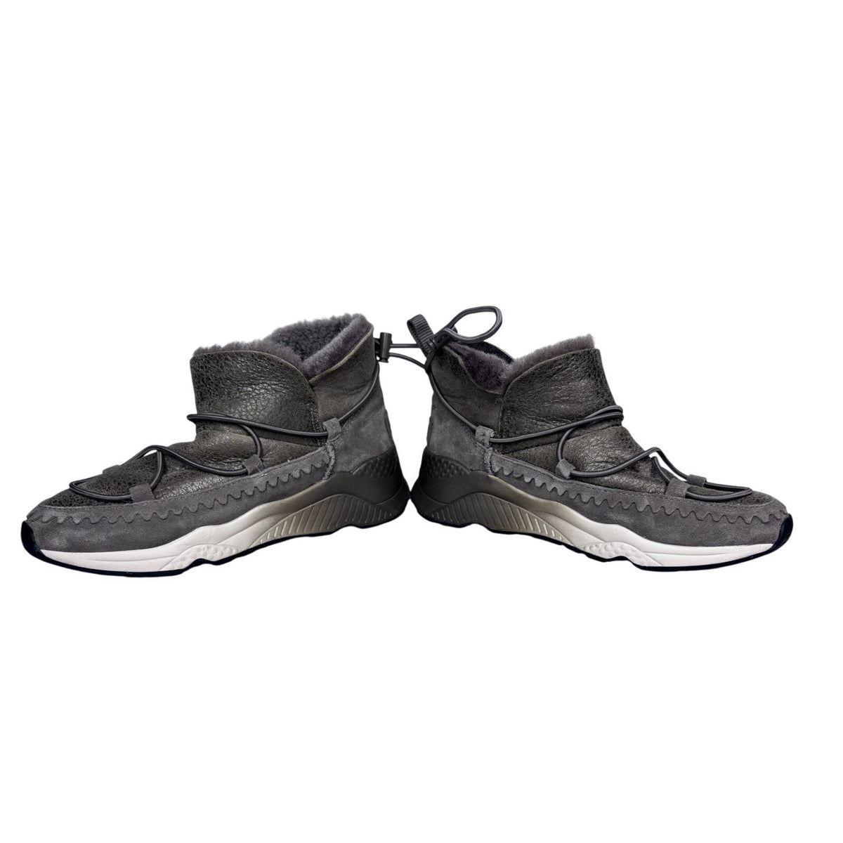 ASH Mitsouko Fur Lined Sneaker Boots SZ 36