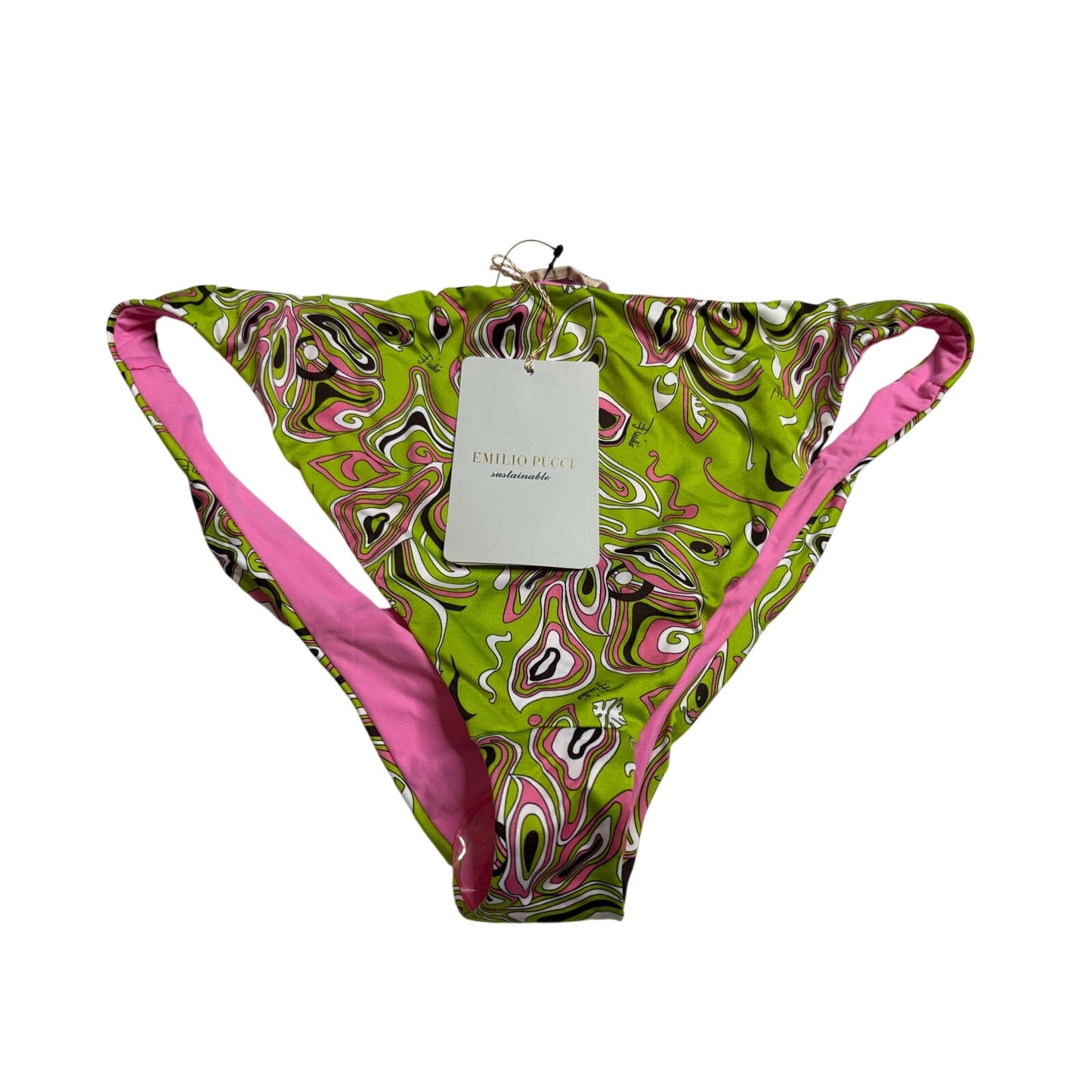 Emilio Pucci Abstract Print Bikini Bottoms SZ 48