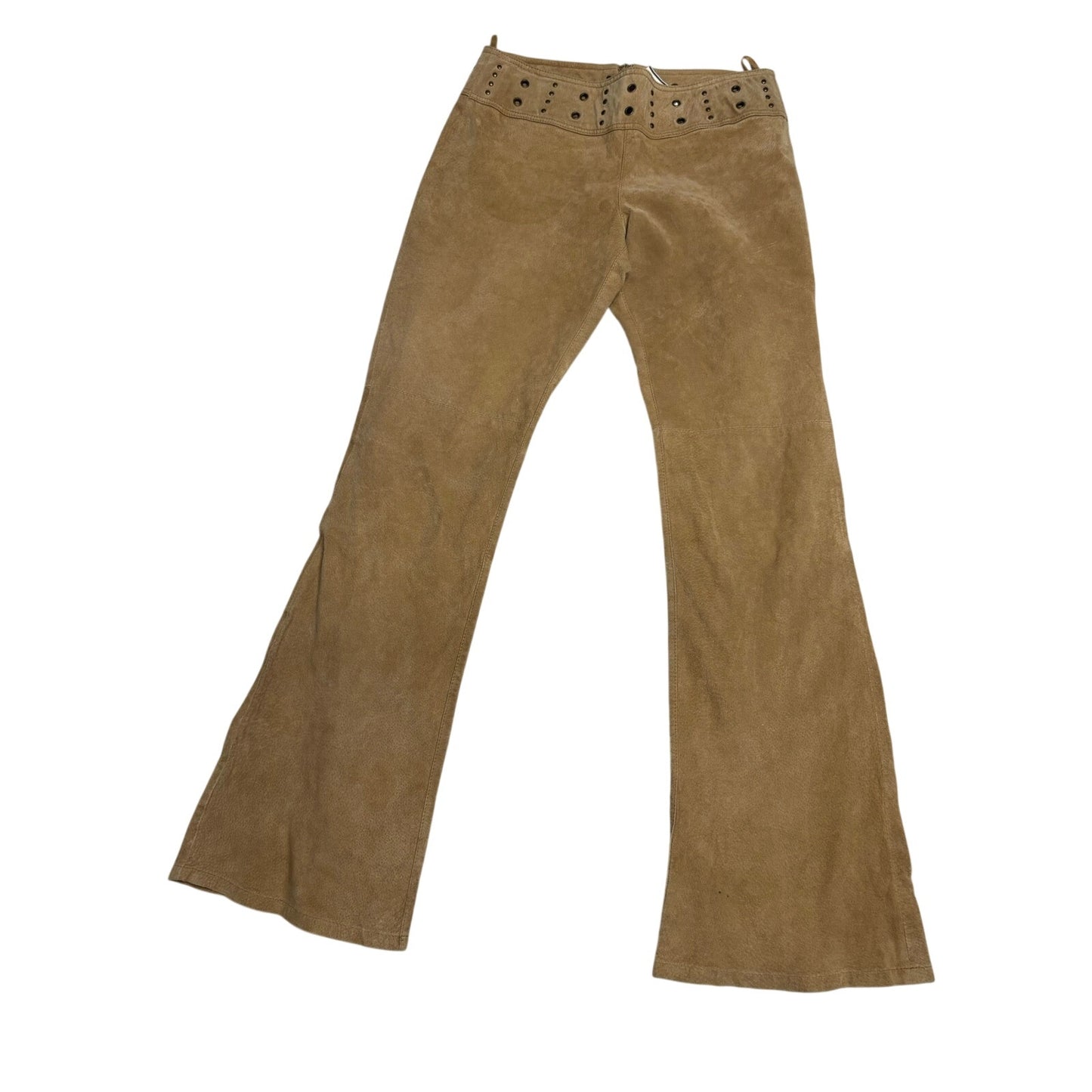 Misdemeanor Y2K Vintage Suede Low-Rise Flare Pants Deadstock SZ 9