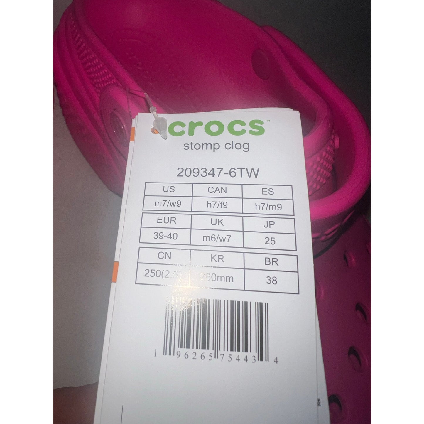 Crocs Platform Stomp Clogs WMN 9 Men 7