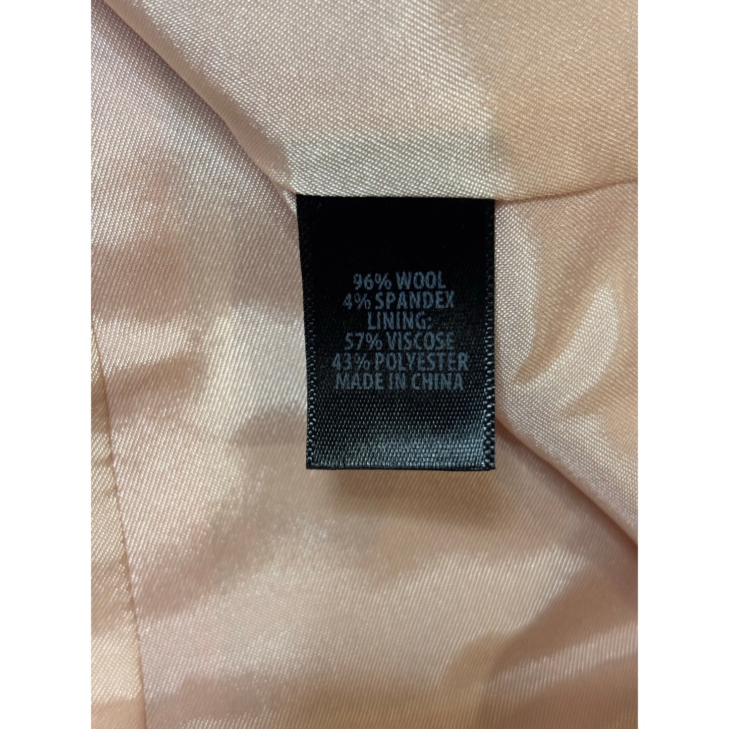 St. John Blush Pink Wool Blend Tailored Blazer SZ 8