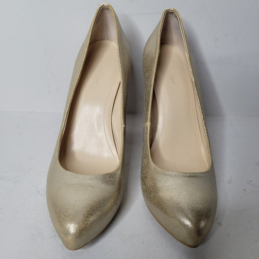 Calvin Klein Metallic Elita Pump SZ 7