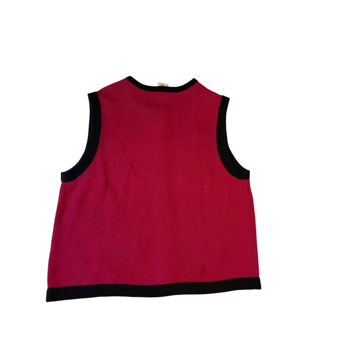 Vintage Bechamel Petites Animal Print Christmas Vest SZ PL