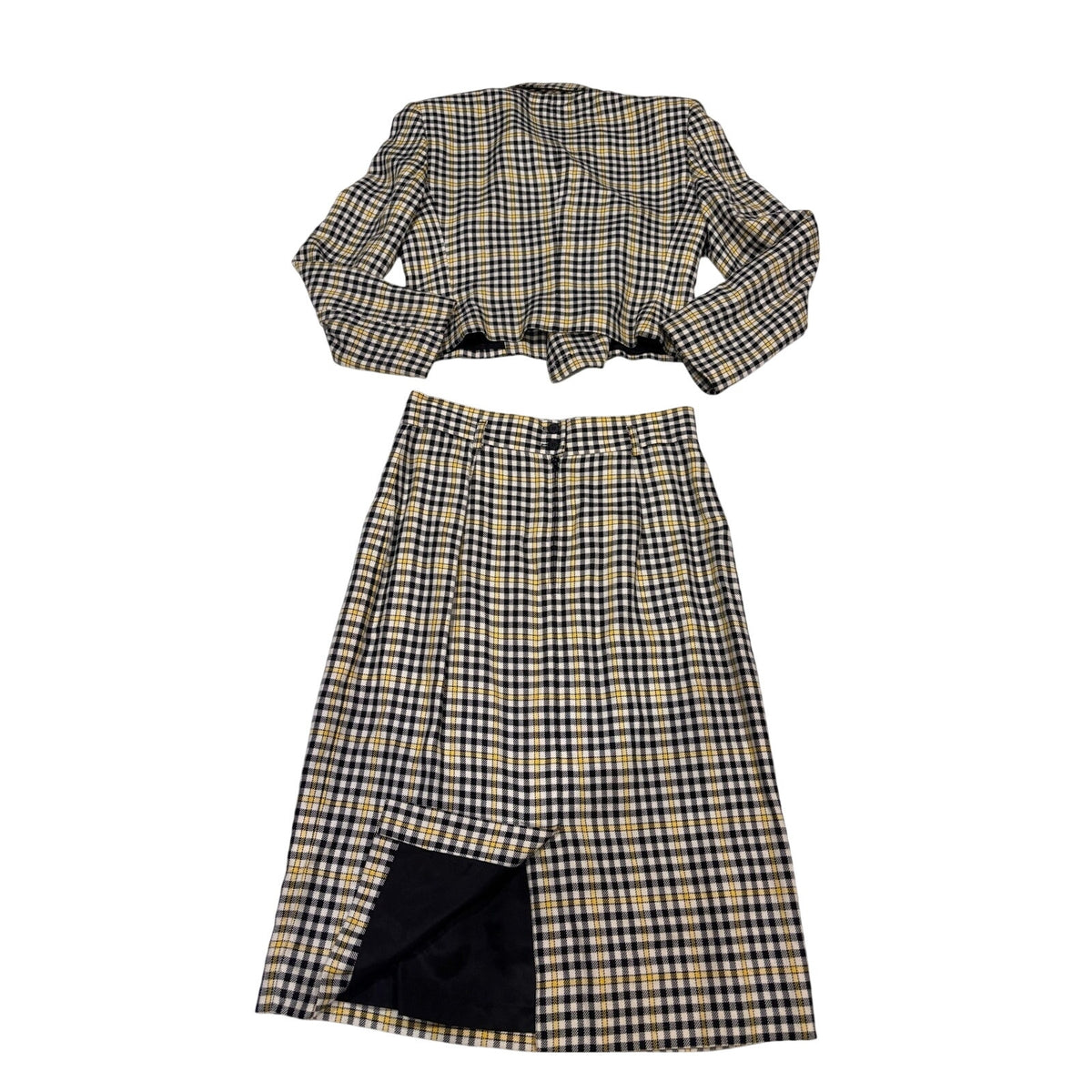 Vintage Jones New York Clueless Inspired Plaid Skirt Set SZ 8/12