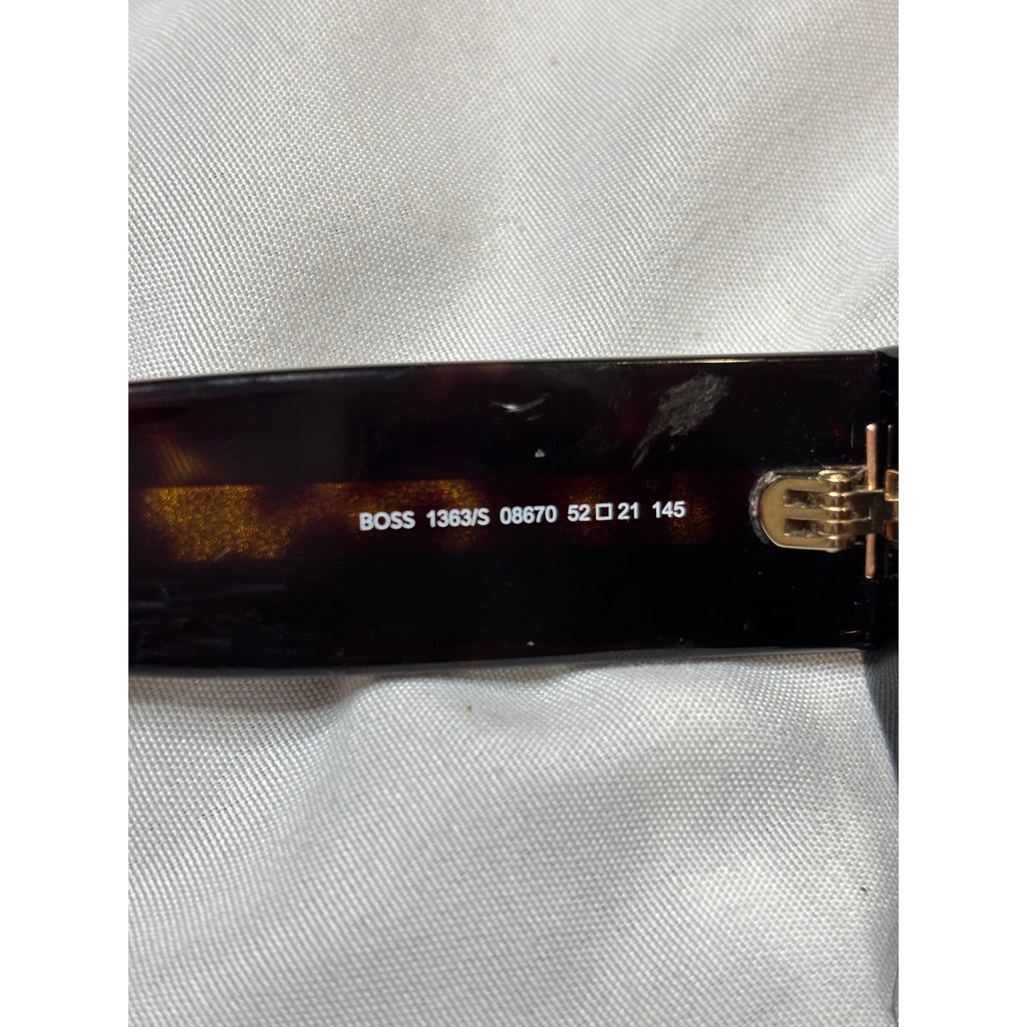Hugo Boss BOSS 1363/S Oversized Tortoiseshell Sunglasses