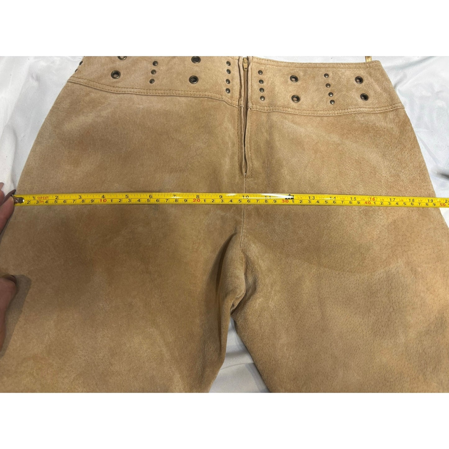 Misdemeanor Y2K Vintage Suede Low-Rise Flare Pants Deadstock SZ 9