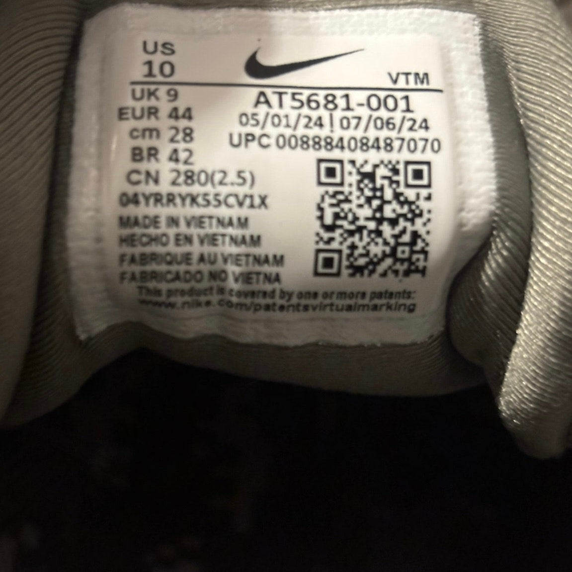 Nike Air VaporMax Plus Running Shoes SZ 10