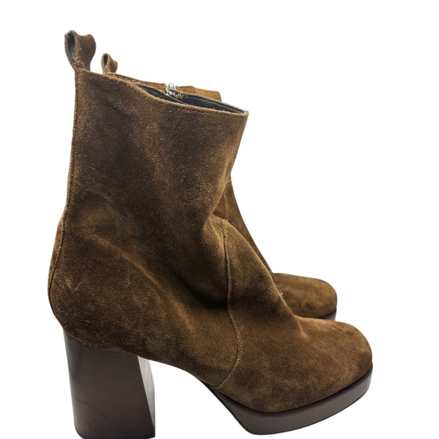 Marc Fisher Marysa Block Heel Platform Bootie SZ 11