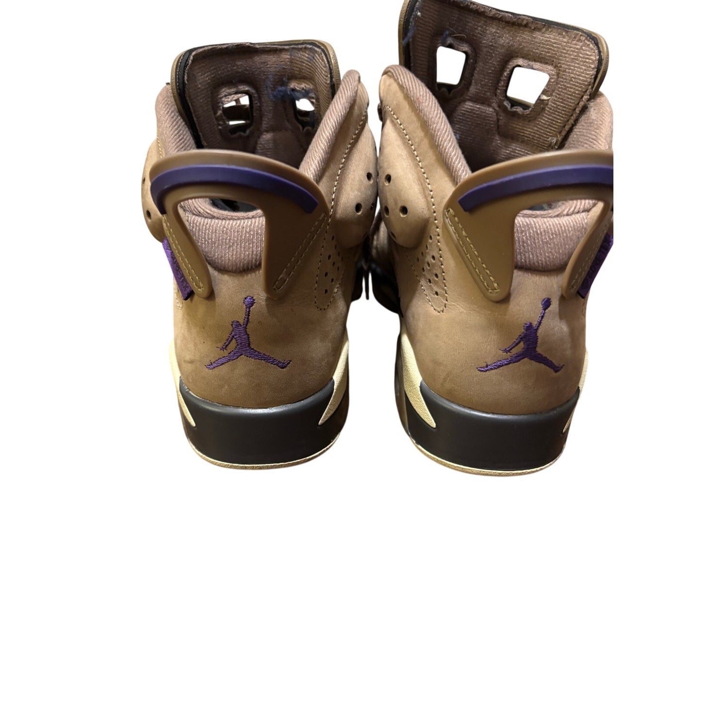 Air Jordan 6 Retro GORE-TEX Brown Kelp Court Purple Sneakers SZ 6.5Y