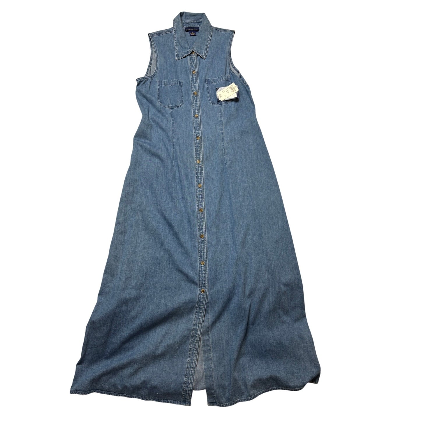 Vintage Charter Club Denim Maxi Dress  SZ 12