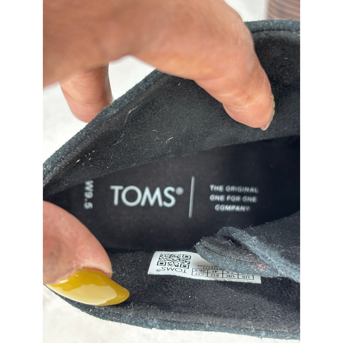 TOMS Hyde Suede Wedge Ankle Boots SZ 9.5