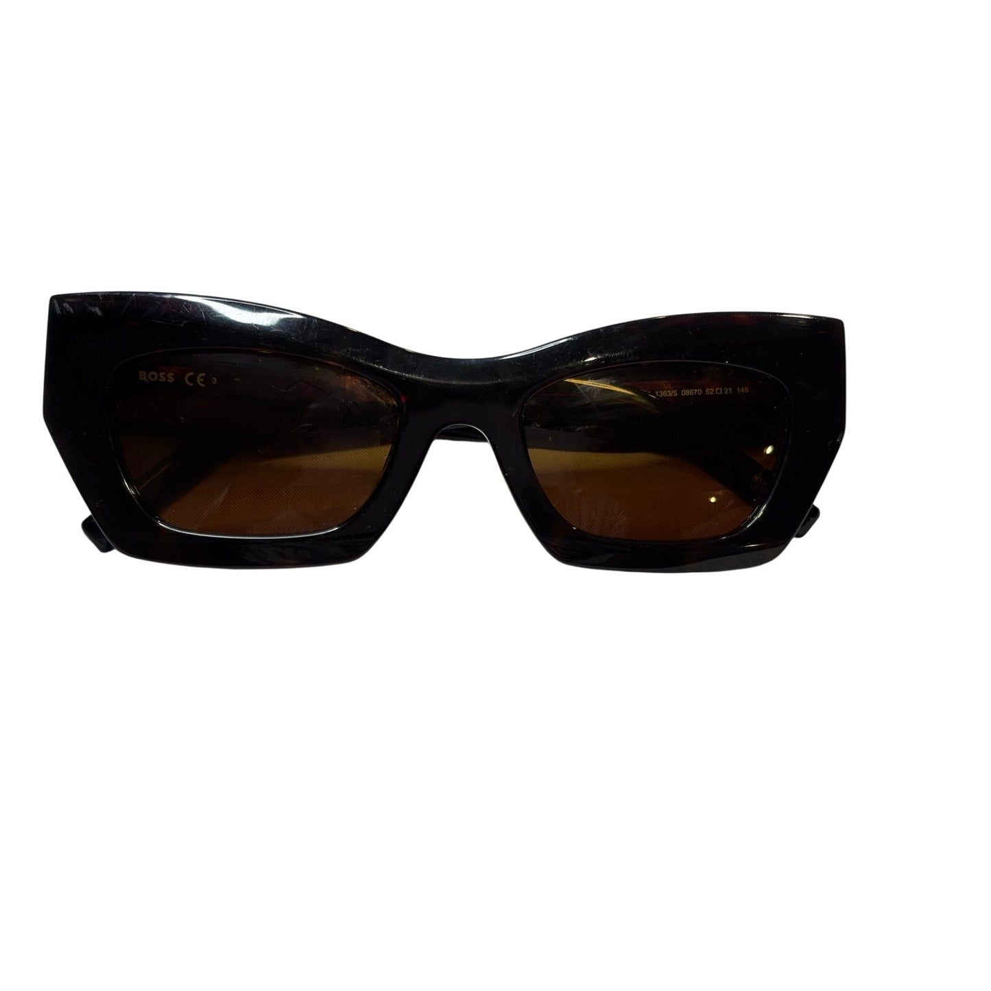 Hugo Boss BOSS 1363/S Oversized Tortoiseshell Sunglasses