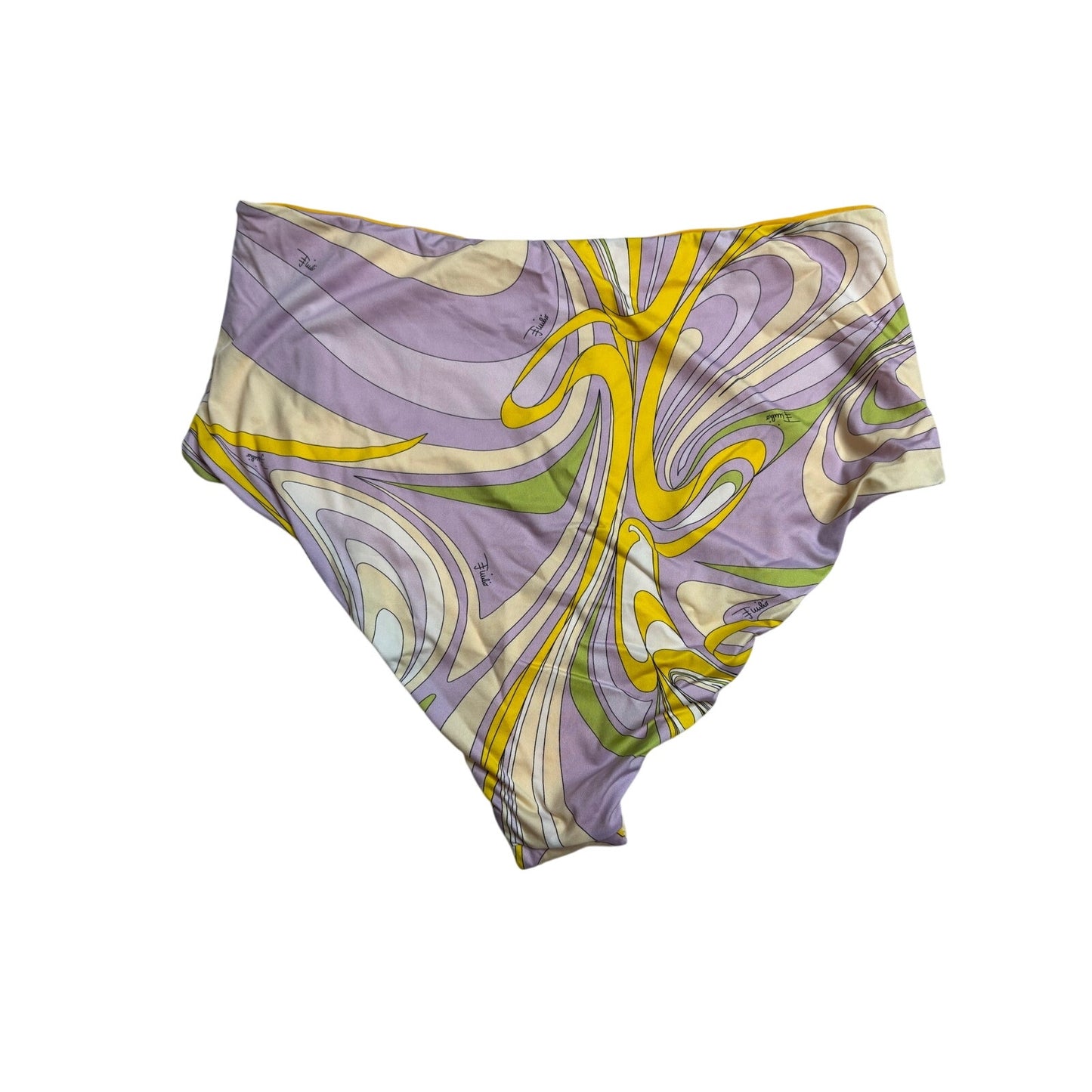 Emilio Pucci Onde High Waist Bikini Bottoms SZ 46