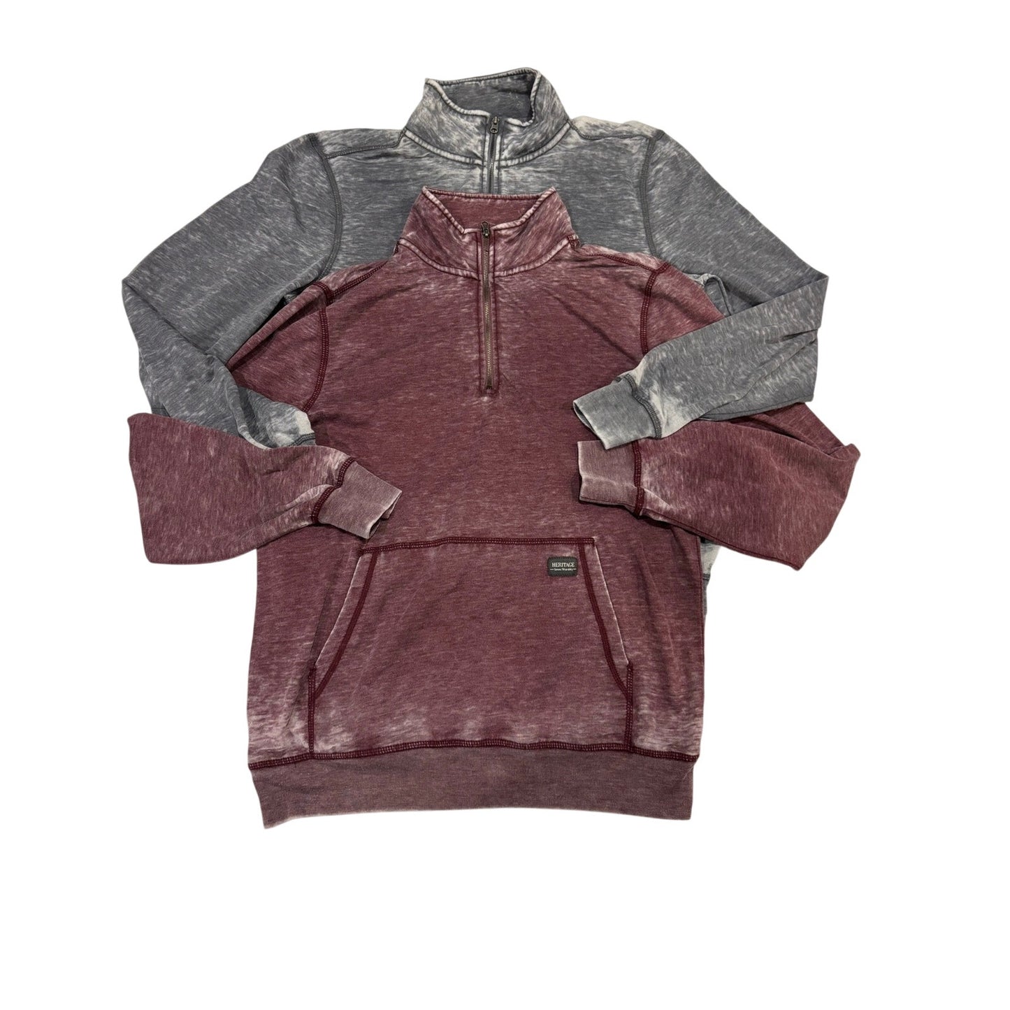 Heritage Report Collection Quarter Zip Sweatshirt Lot SZ S