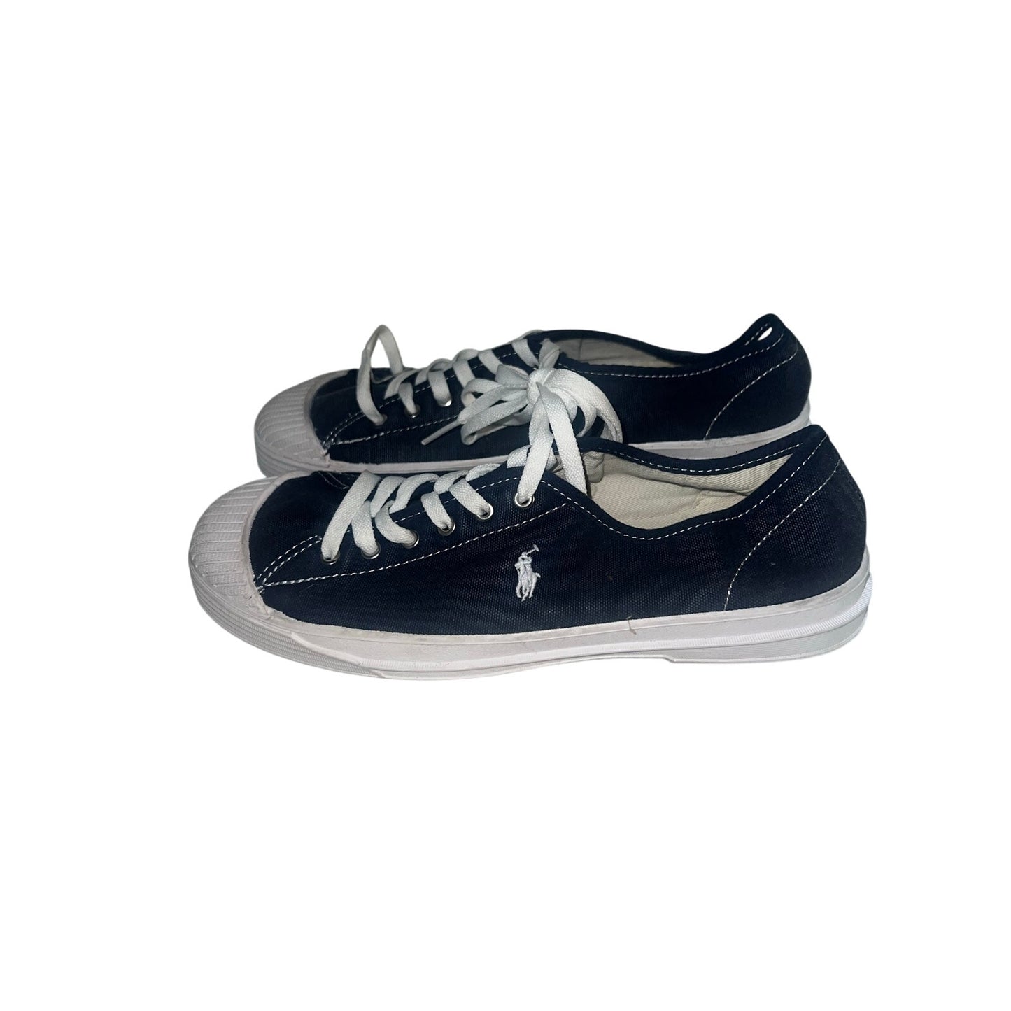 Polo Ralph Lauren Essence 100 Canvas Cap-Toe Sneakers SZ 6