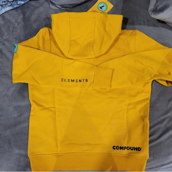 Compound X Save the Duck Men's Yellow Hoody SZ Small