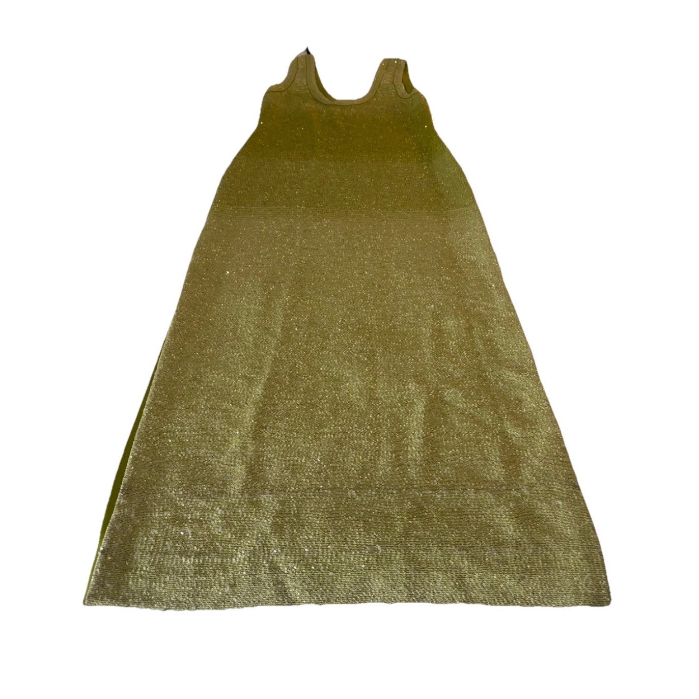 St. John Sequin Knit Maxi Dress SZ L