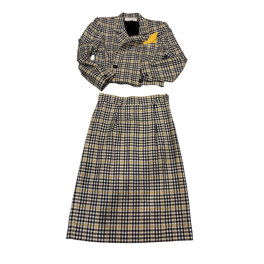 Vintage Jones New York Clueless Inspired Plaid Skirt Set SZ 8/12