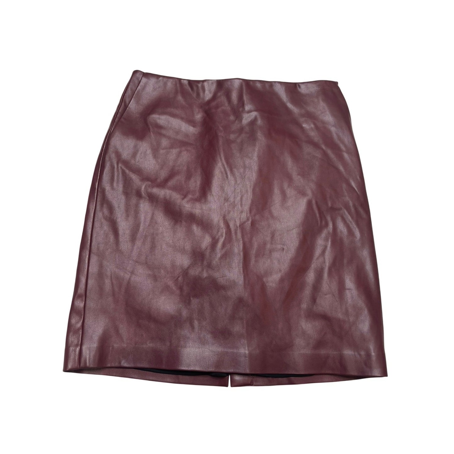 Theory Clean Pencil Skirt in Bedford Faux Leather SZ 10